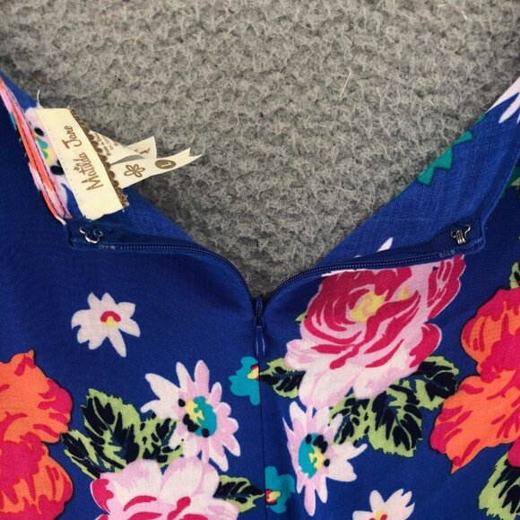 Matilda Jane Romper Womens Large Out And About Hello Lovely Blue Multi Floral - Picture 5 of 13